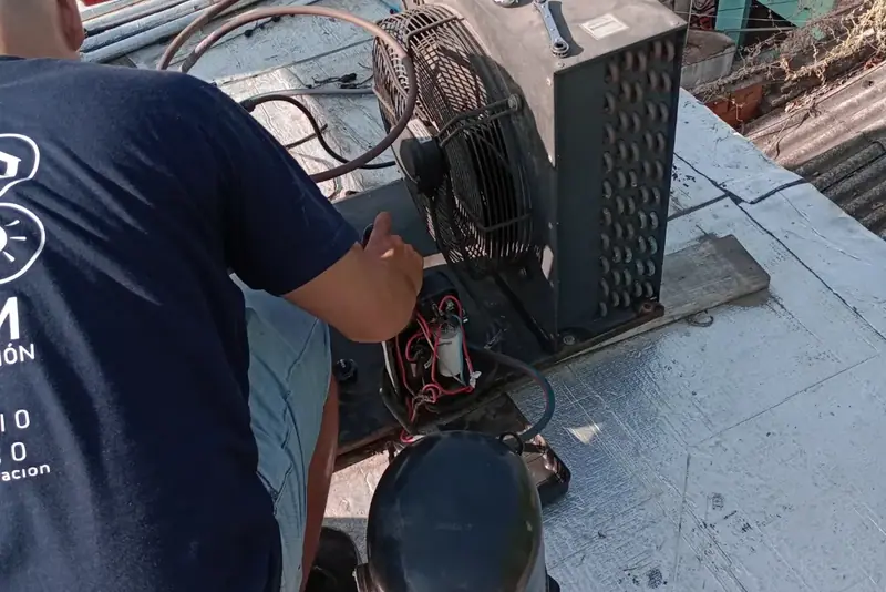 Cambio Motocompresor — Cámara de Frío